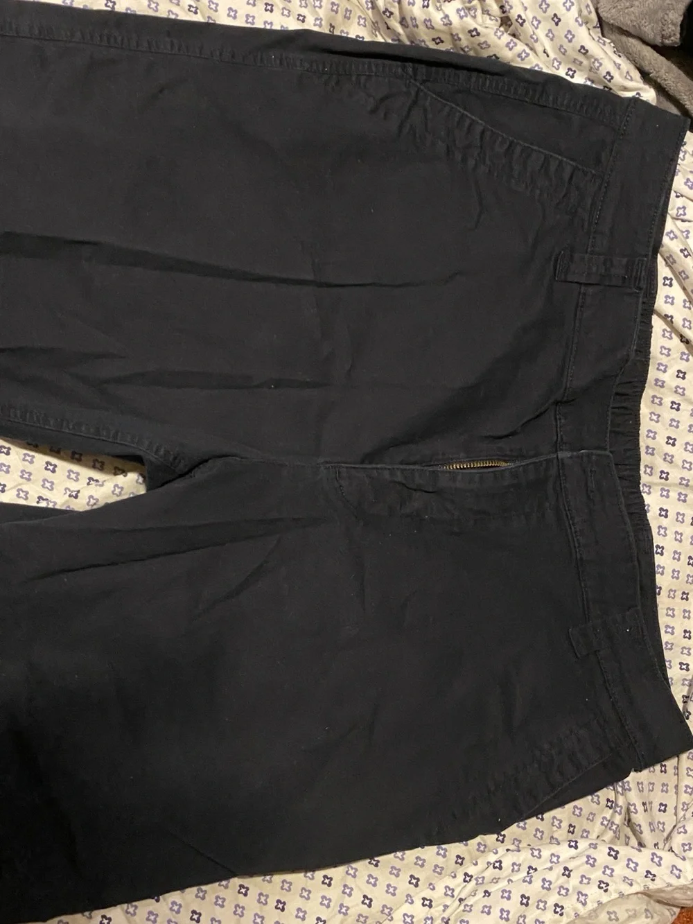 2 pair OLD NAVY og chino pants crop straight high rise XL black khaki